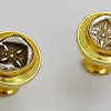 Armreif - Silber 925, Gold 900, Rubin